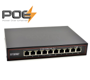 Gigabit PoE Switch 8 Port + 2 Gigabit Uplink