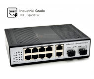 Full Gigabit Industrial PoE Switch 8 Port + 2 Uplink + 2SFP