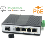 Gigabit Industrial 4 PoE + SFP 1.25G