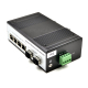 Gigabit Industrial PoE Switch 4 Port (10/100/1000) + 2 SFP (1.25G)