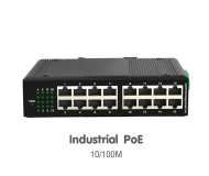 10/100M Industrial PoE Switch 16 Port