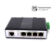 5 Port Full Gigabit Industrial PoE Switch (4 PoE + 1 Uplink)