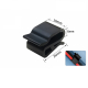 Solar Cable Clip คลิปล็อกสายไฟแผงโซล่าเซลล์ รุ่นหนาพิเศษ แบบเซต คลิปล็อกสายไฟแผงโซล่าเซลล์ Solar Cable Clip สีดำ สำหรับจัดระเบียบสาย DC ใต้แผง