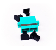 SC Duplex OM3 Multi-mode Adapter สำหรับสายไฟเบอร์ออฟติก