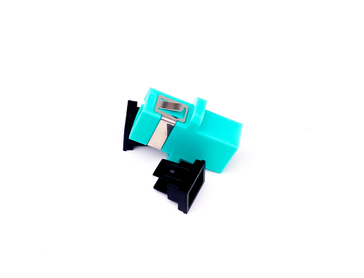 SC Simplex OM3 Multi-mode Fiber Optic Adapter อะแดปเตอร์เชื่อมต่อสายไฟเบอร์ออฟติก