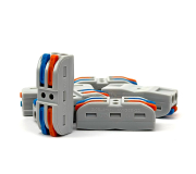 KV212 ขั้วต่อตรงสายไฟ 2 ช่อง (Quick Wire Connector) 0.08 - 4.0mm²