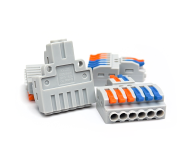 KV426 ขั้วต่อสายไฟ 2 ทาง 6 ช่อง (Quick Wire Connector)