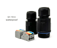 ชุดข้อต่อสายไฟ (Wire Connector) กันน้ำ รองรับสาย φ4-10mm