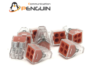 PCT-104 Wire Connector ต่อสายไฟ 4 ช่อง 0.75-2.5(4.0)mm²