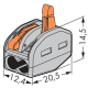 PCT-212 ขั้วต่อสายไฟ 2 ช่อง (0.08-4mm)