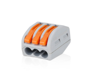 PCT-213 Terminal ต่อสายไฟ 3 ช่อง (0.08-4mm)