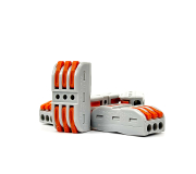 ขั้วต่อสายไฟแบบตรง 3 ช่อง KV-313 รองรับขนาดสายไฟ 0.08-4.0 mm² ขั้วต่อสายไฟแบบตรง 3 ช่อง KV-313 รองรับขนาดสายไฟ 0.08-4.0 mm²
