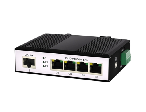 Gigabit Industrial Switch5 Port (10/100/1000)  เน็ตเวิร์คสวิตซ์ เกาะราง อุตสาหกรรม ทนร้อน ได้ดี