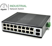 Industrial Gigabit Network Switch 16 Port + 2 SFP