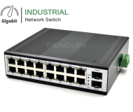 Industrial Gigabit Network Switch 16 Port + 2 SFP