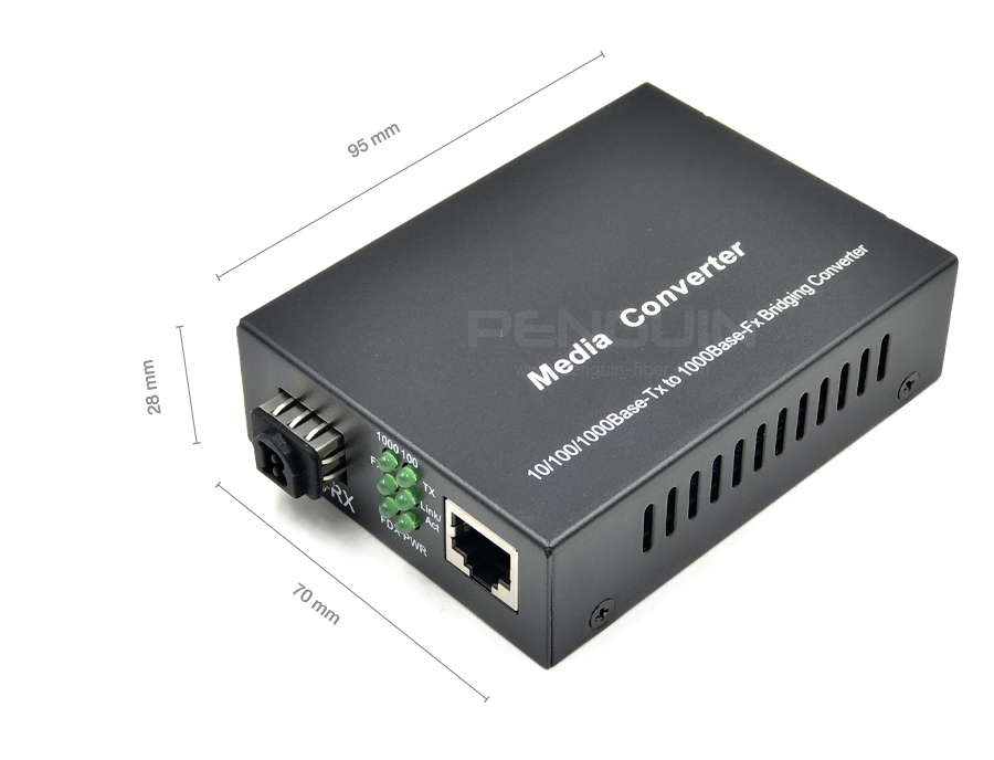 SFP Media Converter 10/100/1000 Mbps. กล่องแปลงสัญญาณเน็ตเวิร์ค LAN ผ่าน SFP Module เชื่อมต่อสายไฟเบอร์ออปติก ระยะไกล