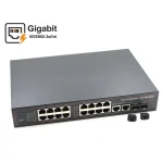 Gigabit PoE Switch 16 Port + 2 GE + 2SFP