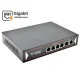 Full Gigabit PoE Switch 4 Port + 2 Uplink มีฟังก์ชั่น Isolation