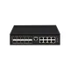 Gigabit Industrial L2 Managed Switch 8 GE + 10 SFP 1.25G ยี่ห้อ hasivo รุ่น G1200W-8G-10S สวิตช์ระดับอุตสาหกรรม รองรับพอร์ต Gigabit Ethernet 8 พอร์ต และ SFP 1.25G จำนวน 10 พอร์ต เหมาะสำหรับการใช้งานในสภาพแวดล้อมที่สมบุกสมบัน พร้อมการจัดการ L2 ที่ทรงประสิทธิภาพ