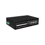 Gigabit Industrial L2 Managed Switch 8 GE + 10 GE (SFP) hasivo G1200W-8G-10S
