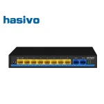 Fast Ethernet PoE Switch 8 Port + 2 Uplink ยี่ห้อ hasivo รุ่น S1100P-8F-2F-SE