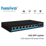 2.5G Hybrid POE Switch 8 Port + 10G SFP Uplink