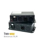 2-Way (XLR) Balanced Audio Fiber Optic Extender 1 ช่อง