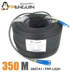 สายไฟเบอร์ออฟติก 2 CORE SC/UPC ม้วน 350 เมตร (สลิงฝอย 0.4*7)