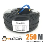 สายไฟเบอร์ออฟติก 2 CORE SC/UPC ม้วน 250 เมตร (สลิงฝอย 0.4*7)