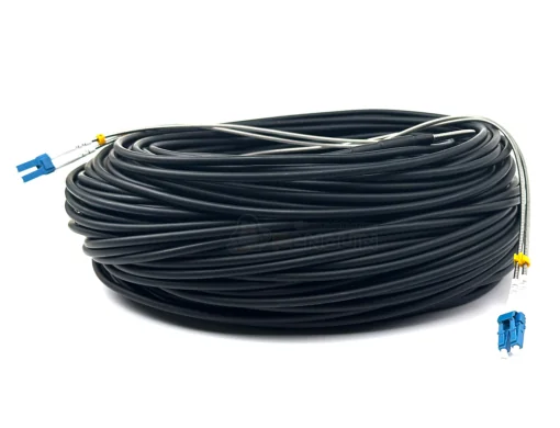 สายไฟเบอร์ออฟติก LC/UPC Single-mode แบบ 2 Core ขนาด 5.0 mm ยาว 100 เมตร