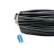 LC/UPC สายไฟเบอร์ออปติก เข้าหัวสำเร็จ 2 CORE (สายกลม) ขนาดสาย 7 มิล