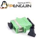 SC/APC Duplex Fiber Optic Adapter With Flange