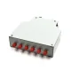 DIN Rail Terminal Box 6 FC (กล่องโลหะ) ยีดรางปีกนก