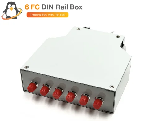 DIN Rail Terminal Box 6 FC (กล่องโลหะ) ยีดรางปีกนก