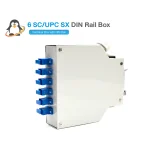 DIN Rail Terminal Box 6 SC (กล่องโลหะ) ยีดรางปีกนก