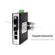 ชุด Gigabit Industrial Fiber Optic Transceiver 2GE + 2SC Fiber A+B พร้อม Din-Rail Switching Power Supply 24V (15W) ทั้งชุดติดตั้งยึดรางปีกนก รับประกัน 1 ปี