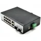 สวิตช์/ฮับอุตสาหกรรมคุณภาพสูง รองรับ 10 พอร์ต Gigabit Ethernet และ 2 พอร์ต SFP