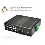 Gigabit Industrial L2 Web Manage Switch 8 Port + 2 SFP