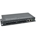 Full Gigabit SFP Switch 8 Port + 2 Gigabit Uplink
