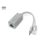 PoE Splitter 48V to USB TYPE-C (5V) แบบสั้น