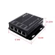 1x4 PoE Extender 10/100M รองรับ IEEE802.3af/at กำลังไฟ 30W วัสดุอะลูมิเนียม