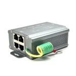 4 Port PoE Surge Protector 100M