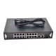 PoE Switch 16 Port (10/100) + 2GE + SFP