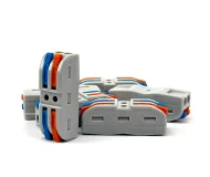 KV212 ขั้วต่อตรงสายไฟ 2 ช่อง (Quick Wire Connector) 0.08 - 4.0mm²