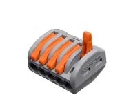 PCT-215 Terminal ต่อสายไฟ 5 ช่อง (0.08-4mm)