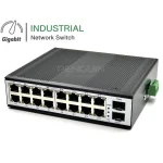 Industrial Gigabit Network Switch 16 Port + 2 SFP